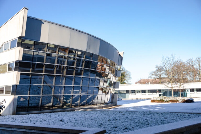 Neige sur le campus de Rennes